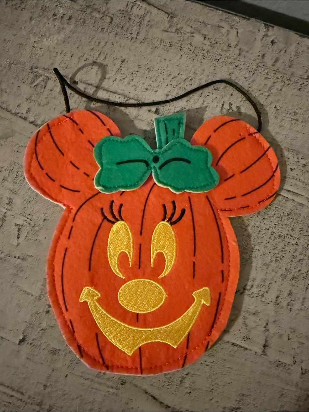 Kids Pumpkin Mouse Felt Costume Accessory - Orange